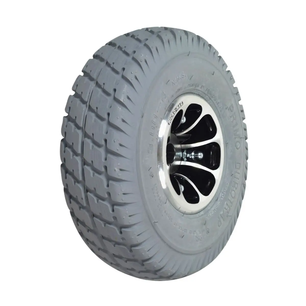 3.00-4 (10"X3") Flat-Free Rear Wheel Assembly For The Pride Celebrity 2000 (Sc4400) And Legend (Sc300) (Whlasmb1347) 1