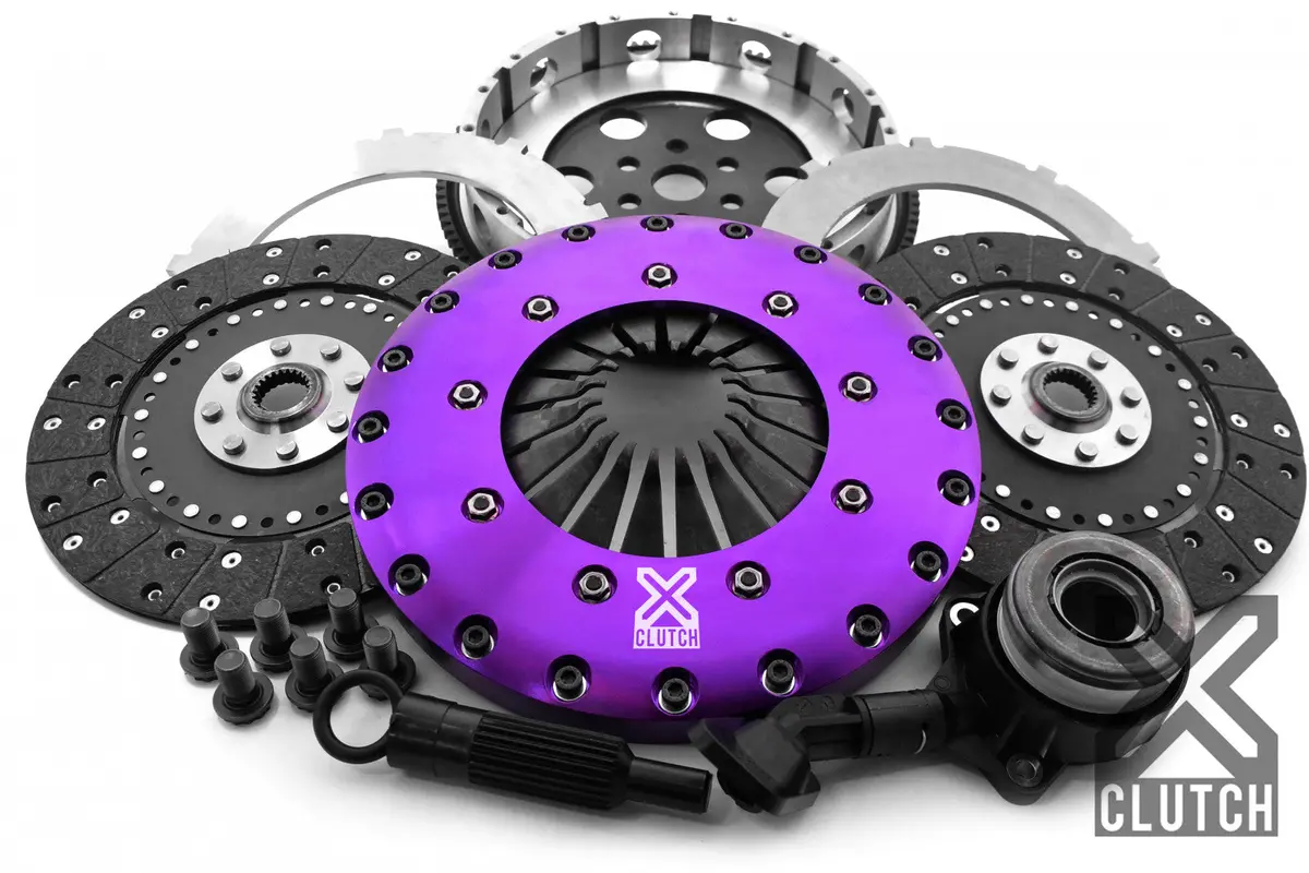 Xclutch Ford Focus St & Rs 2013-2018 Twin Disc 9" Clutch Kit - Organic Solid 1