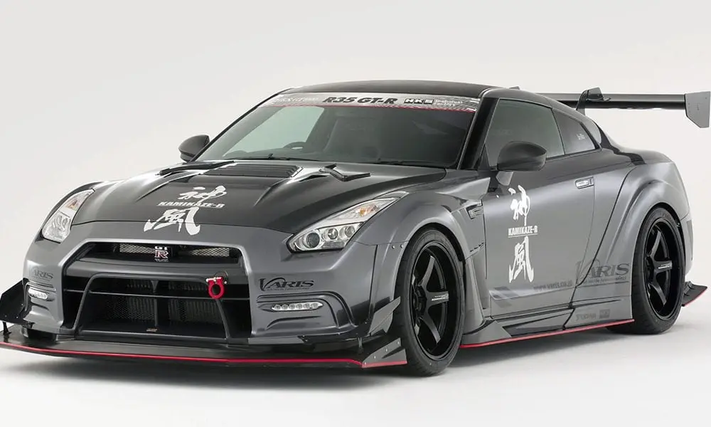Varis Kamikaze-R Super Sonic Ver.2 Cooling Bonnet Hood For Cba-R35 / Dba-R35 Nissan Gt-R 2