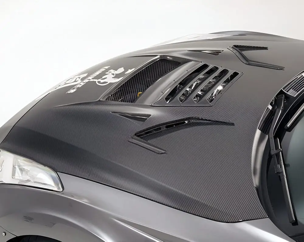 Varis Kamikaze-R Super Sonic Ver.2 Cooling Bonnet Hood For Cba-R35 / Dba-R35 Nissan Gt-R 1