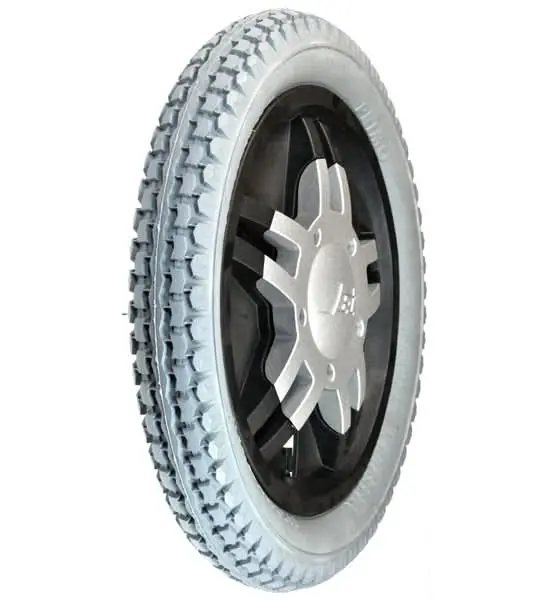 14"X2.125" Pneumatic Drive Wheel Assembly For Jazzy 1105 And Jet 10 (Whlasmb1477) 1