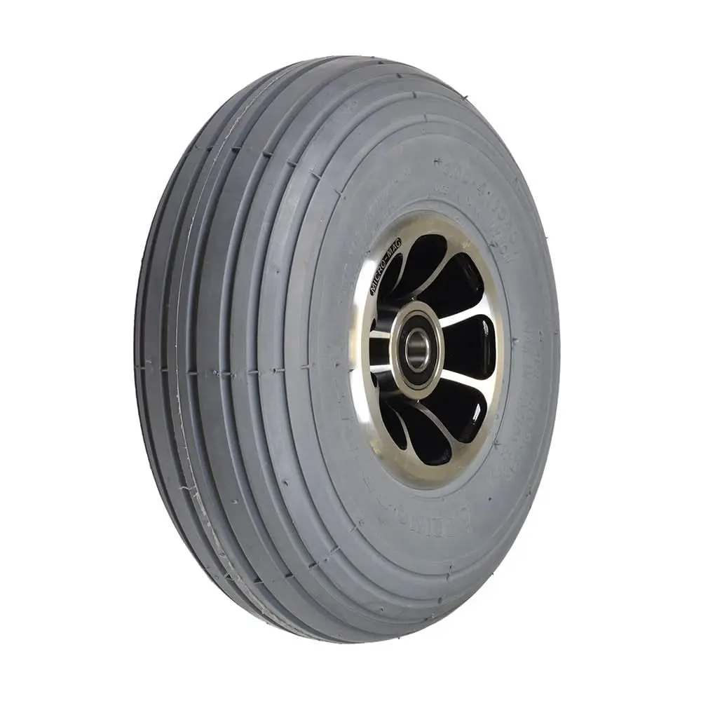 3.00-4 (10"X3", 260X85) Pneumatic Front Wheel Assembly For 3-Wheel Pride Celebrity X (Sc4001), Legend (Sc3000), & Victory 10 (Sc610) (Whlasmb1496) 1