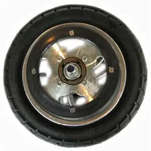 Rear Wheel Assembly With 3-Spoke Rim For The Razor Pocket Mod (Versions 1-12) And Sport Mod 1