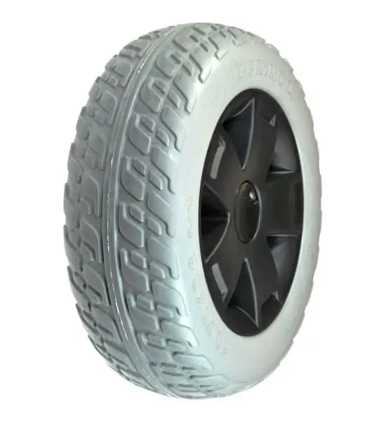 10.75"X3.6" Rear Wheel Assembly With Gray Flat-Free Tire For Pride Victory 10 (Sc610/Sc710) (Whlasmb1786) 1