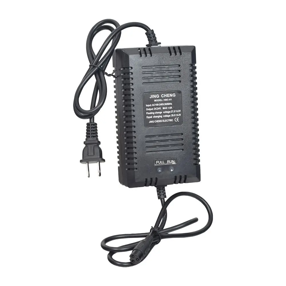 24 Volt 1.6 Amp 3-Prong Battery Charger (Standard) 2