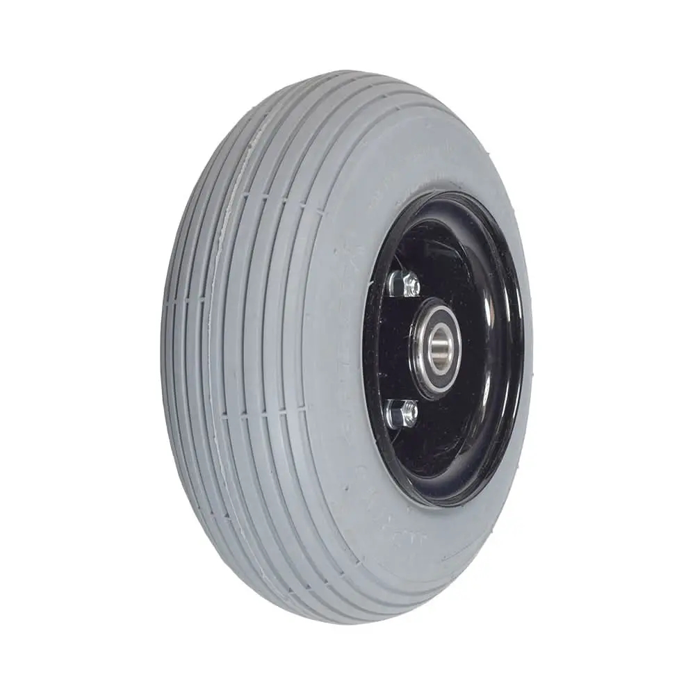 9"X3" (2.80/2.50-4) Flat-Free Pneumatic Caster Wheel Assembly For Invacare Rwd Series Power Chairs (1101158) 1