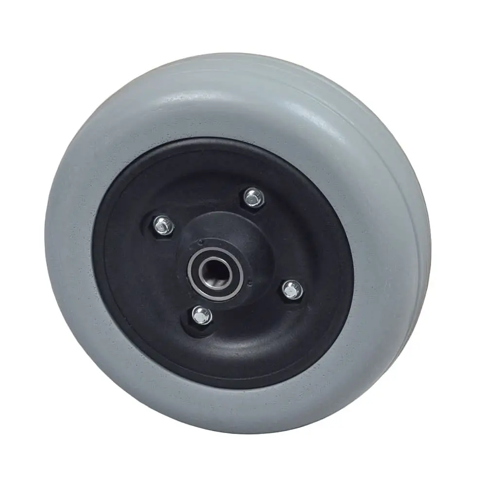 6"X2" Flat-Free Deep Profile Caster Wheel Assembly For Invacare Tdx Power Chairs (1110715) 1
