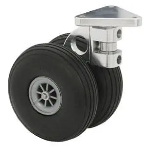 3" Dual Caster Wheel For Invacare Stand Up Lifts (1123560) 1