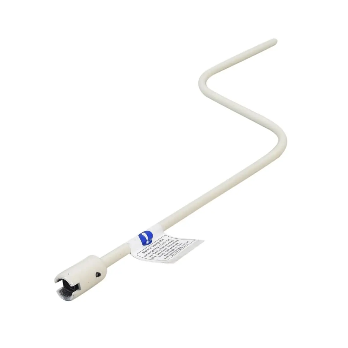 White Emergency Crank For The Invacare G Series Full Electric Bed (1182429) 1