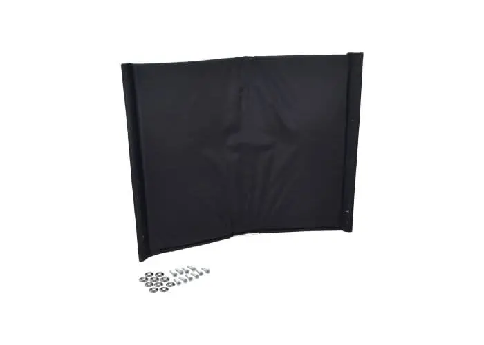 20"X15"-19" Black Nylon Seat Back Upholstery For Invacare 9000 Series Wheelchairs (8881130882) 1