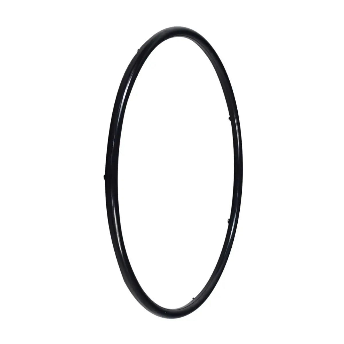 Flat Black 7-Point Aluminum Hand Rim For Invacare Tracer & 9000 Series Wheelchairs With 24" Wheels (1015406) 1