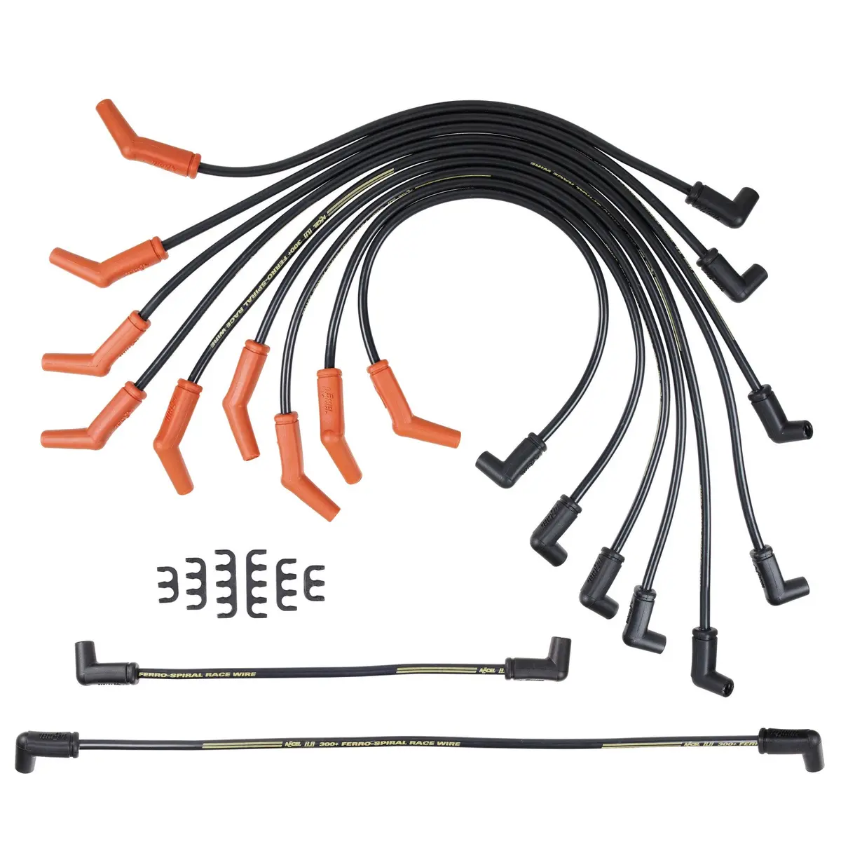 Accel Spark Plug Wire Set - 8.8Mm - 300 Race Wire - Ferro-Spiral - Custom Wire Set 1