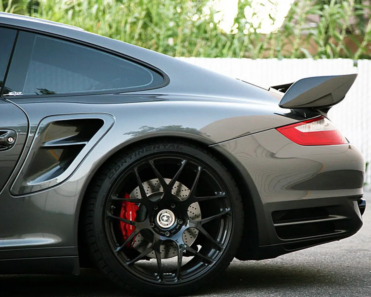 Vr Aero Carbon Fiber Gt2 Style Add-On Rear Wing Porsche 997 Tt 07-13 1