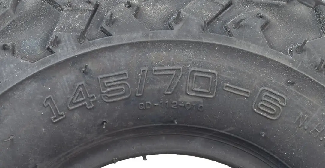 145/70-6 V-Tread Tire For The Taotao Db100 105Cc Mini Bike 2