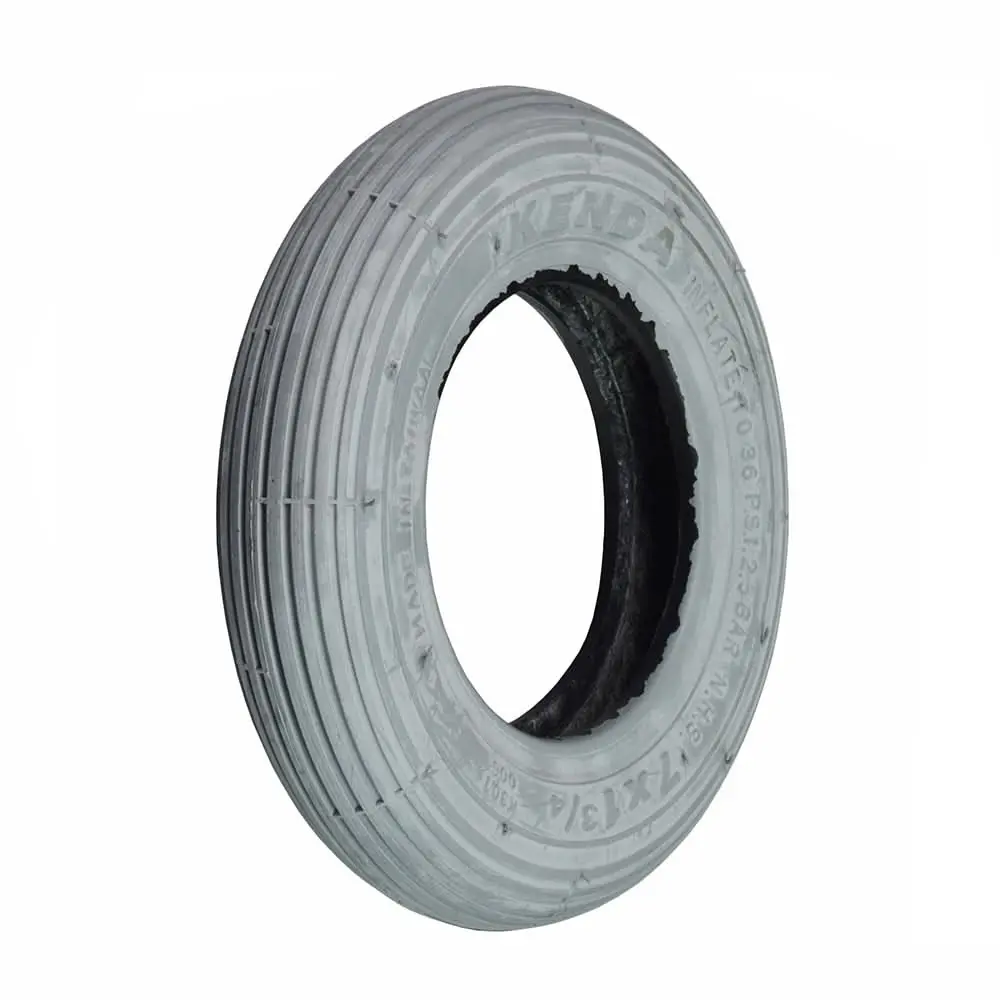 7"X1-3/4" Pneumatic Mobility Tire With K301 Ribbed Tread 1