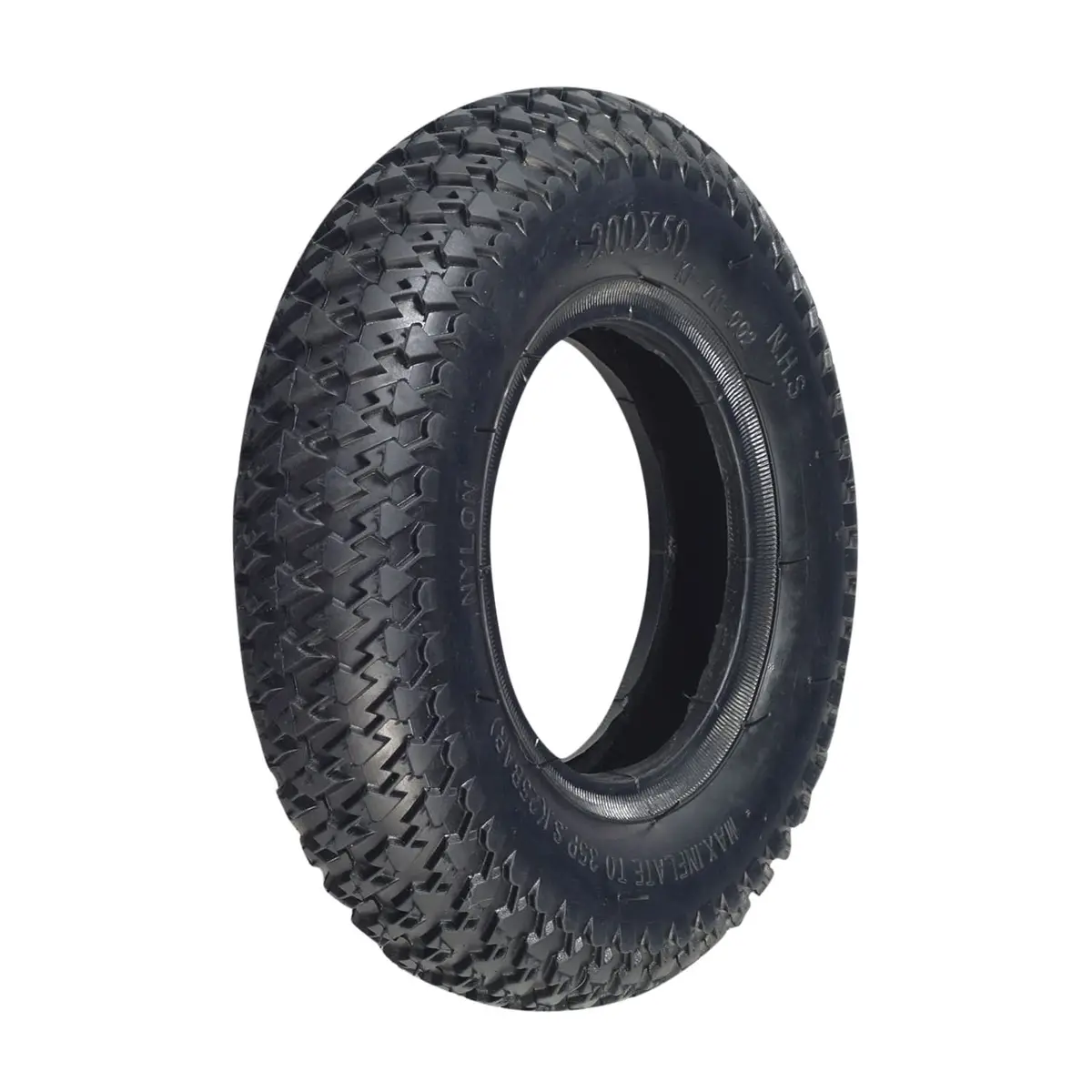 200X50 (8"X2") Tire With Knobby Diamond Tread For The Mbs Atom 95X Mountainboard 1