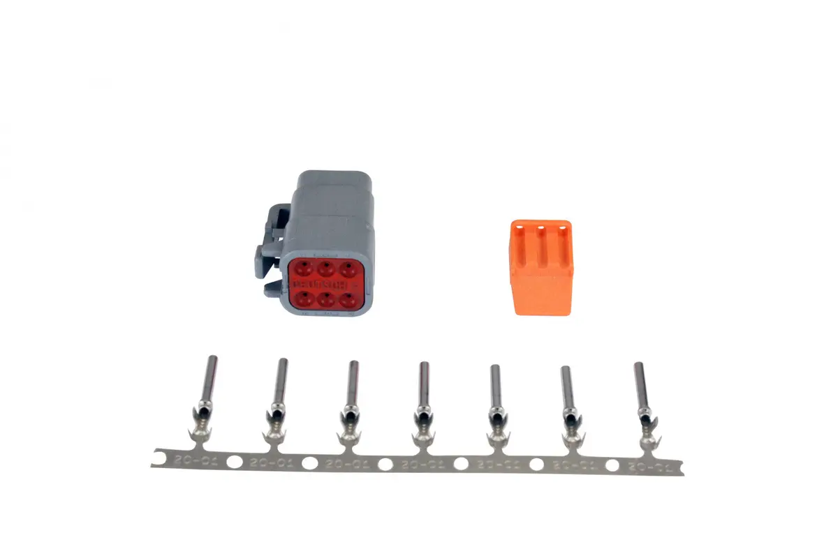 Aem Dtm-Style 6-Way Plug Connector Kit 1