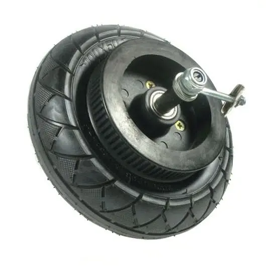 Razor E200 Belt-Drive Rear Wheel Assembly W/ Plastic Rim And Sprocket 1