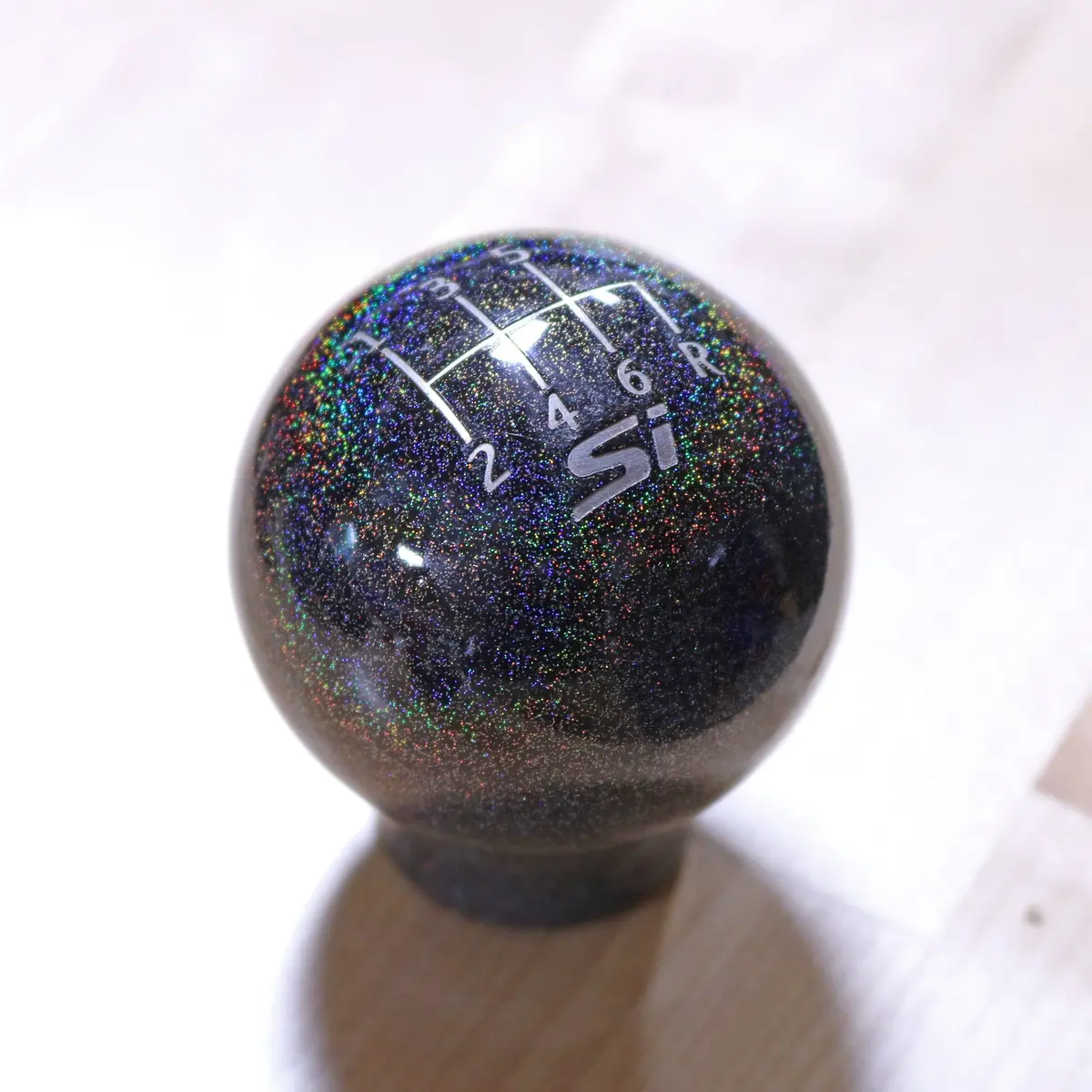Rainbow Sparkle Weighted - 6 Speed Si Engraving - Honda Fitment 1