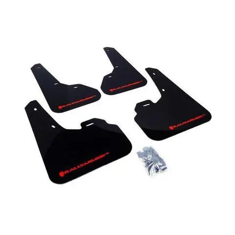 Rally Armor Black Mud Flap W/ Red Logo Mazda 3 / Mazdaspeed 3 2010-2013 1
