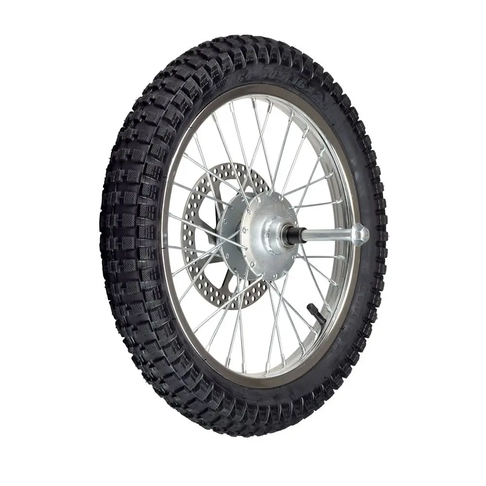 Complete Front Wheel Assembly For The Razor Sx500 Mcgrath Dirt Rocket 2