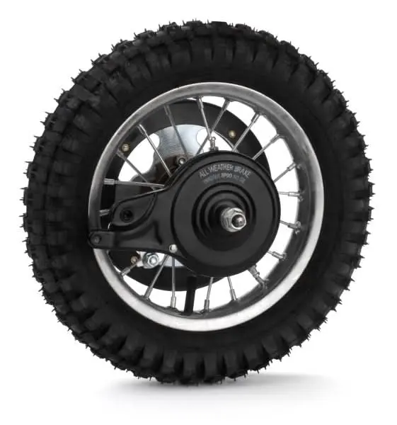 Rear Wheel Assembly With Wire Spokes For The Razor Mx350 (Versions 9-22) And Mx400 (Versions 1-18) 1