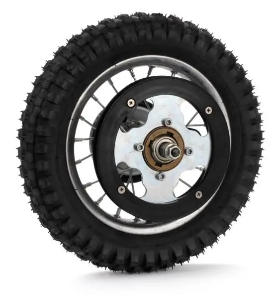 Rear Wheel Assembly With Wire Spokes For The Razor Mx350 (Versions 9-22) And Mx400 (Versions 1-18) 2