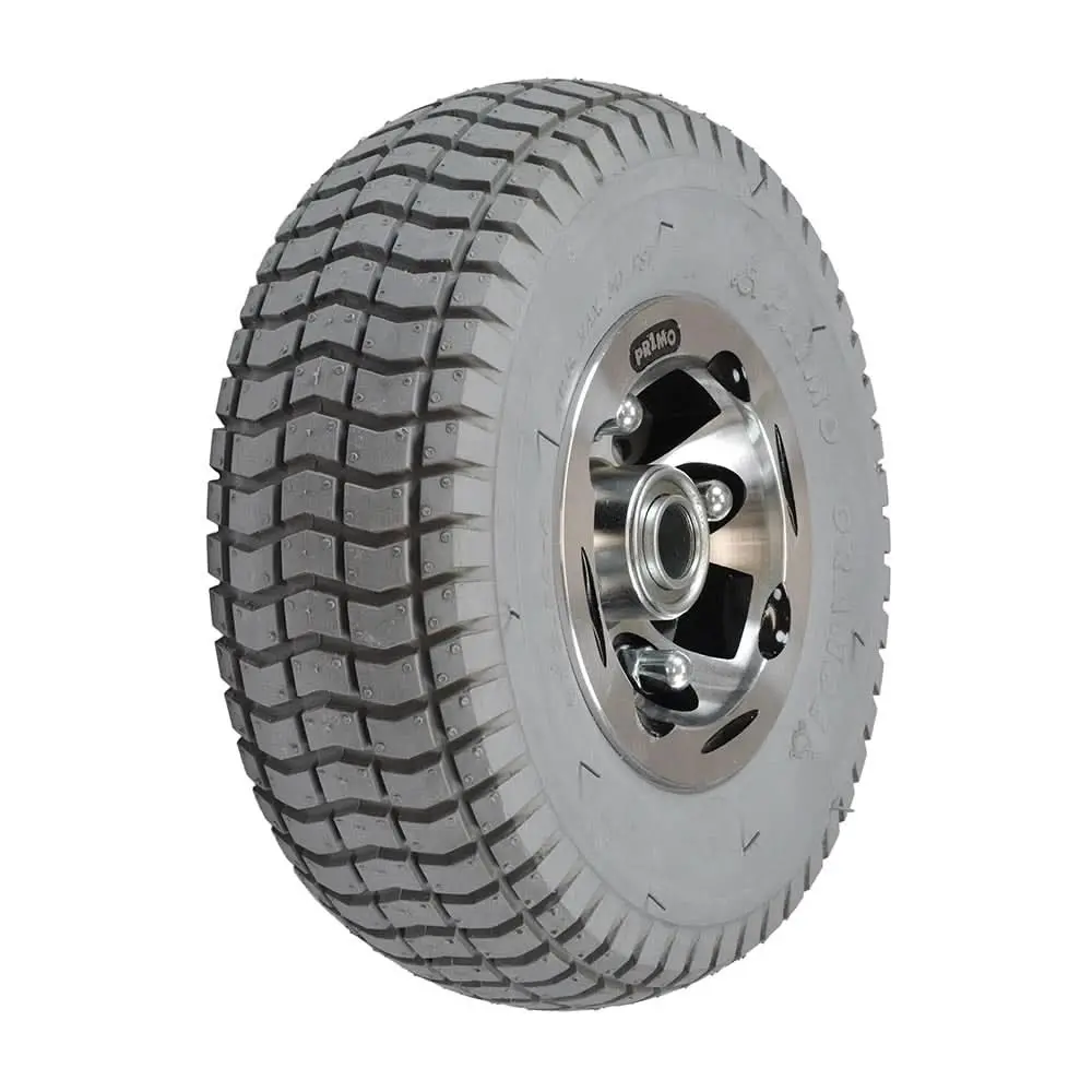 9X3.50-4 Foam-Filled Front Wheel Assembly For The Ranger Xt-550 And Solo Iv Series Mobility Scooters (675383) 1