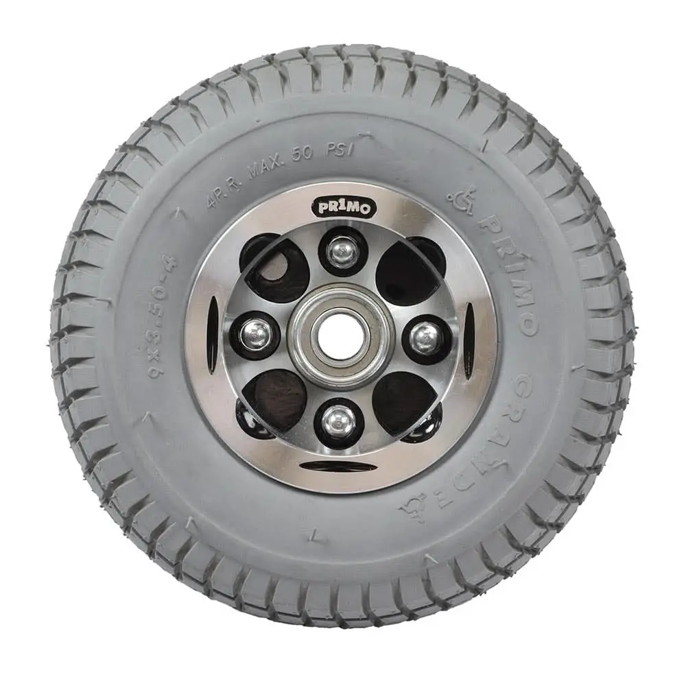 9X3.50-4 Foam-Filled Front Wheel Assembly For The Ranger Xt-550 And Solo Iv Series Mobility Scooters (675383) 2