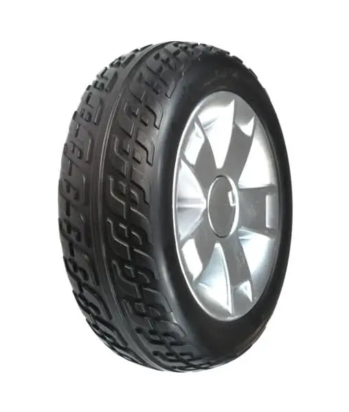 9.5" Flat-Free Rear Wheel Assembly For The Pride Victory 9.2 1