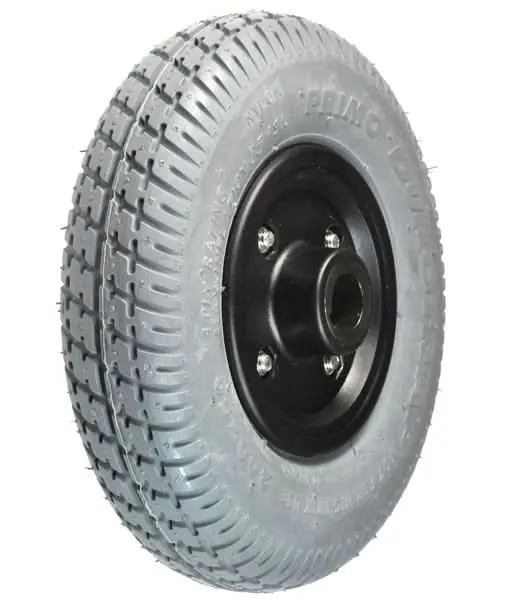 8"X2" (200X50) Gray Flat-Free Rear Wheel Assembly With Black Rim For The Pride Dash (Sc41) Mobility Scooter (Whlasmb1514) 1
