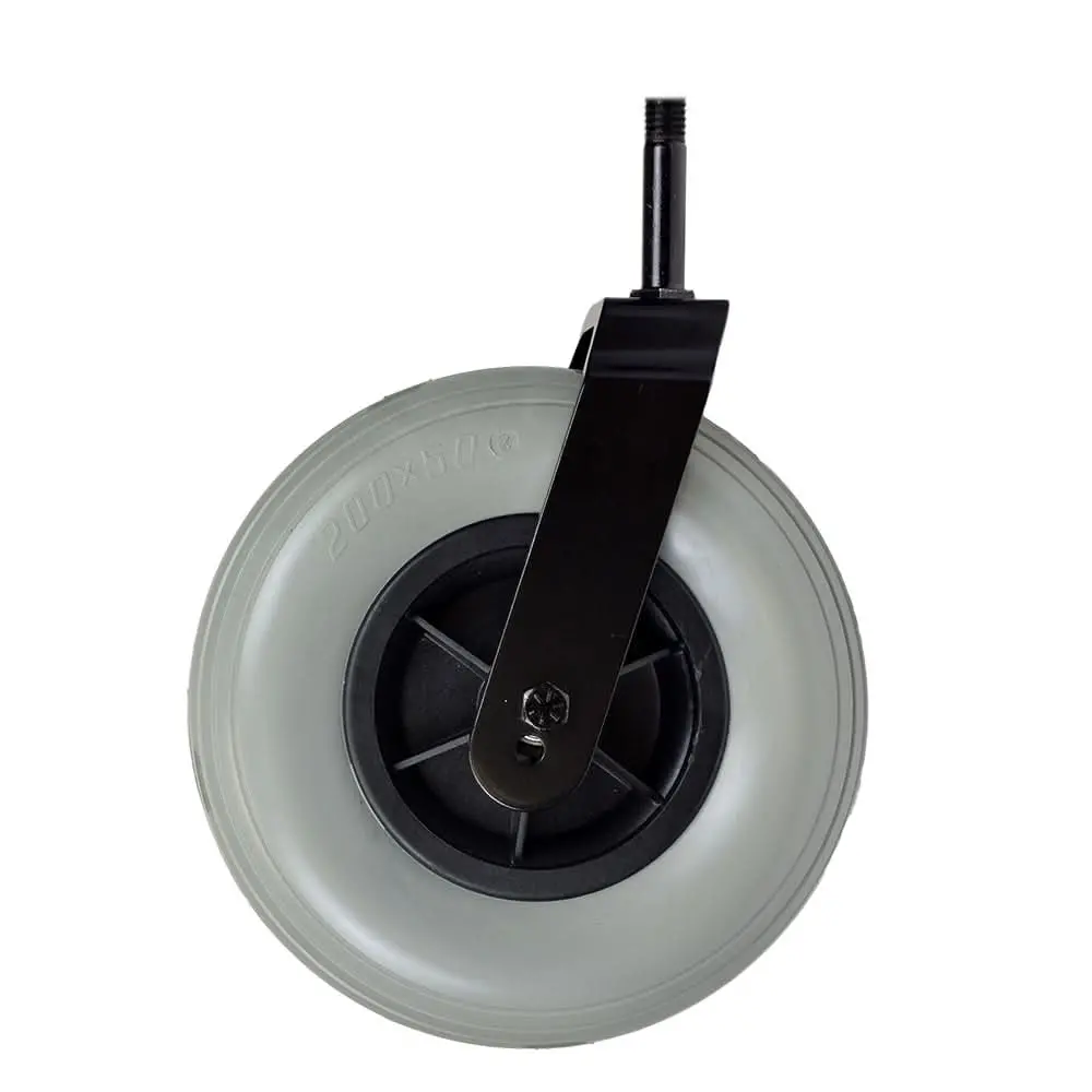 8"X2" (200X50) Rear Dual Height Adjustable Caster Assembly For Jet 1/1 Hd, Jet 2/2 Hd, & Jet 7 Power Chairs (Frmasmb2615) 2