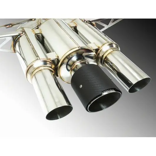 Remark Cat Back Exhaust Spec Iii-Triple Tip Carbon Fiber Tip Cover Honda Civic Type R 2017-2019 1