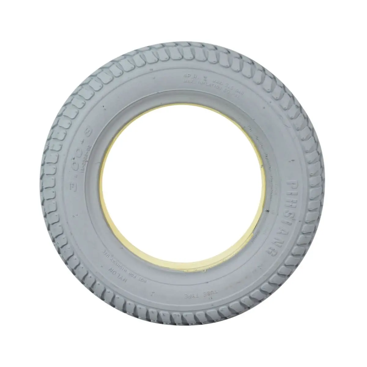 14" Gray Flat-Free Tire For The Shoprider 6Runner 14 2