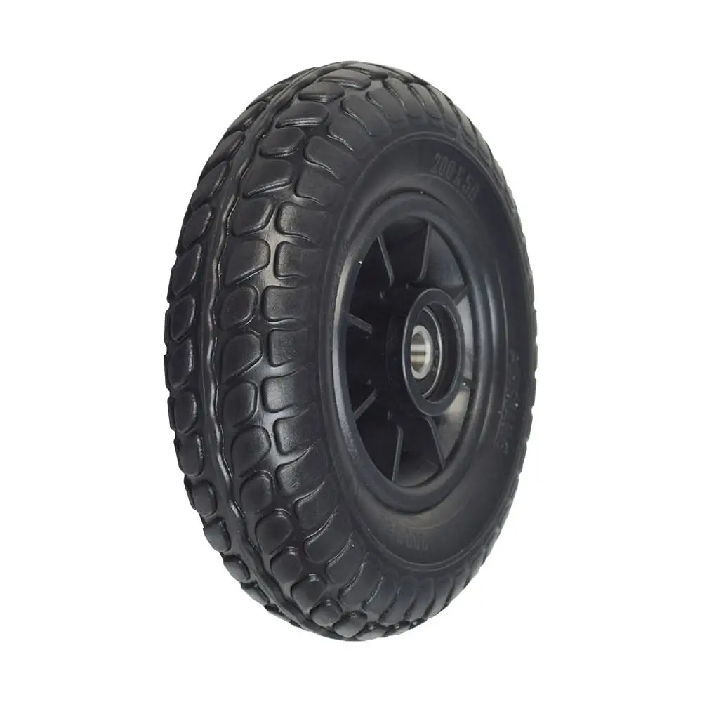 8" Front Wheel Assembly With Black Tire For The Shoprider Echo (Sl73) & Dasher 9 (Gk7-3) (105101-69104-A2) 1