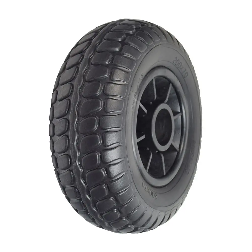 8" ( 200X70 ) Rear Wheel Assembly With Black Tire For Shoprider Dasher 3, Dasher 4, Dasher 9, Echo, Featherlite, Scootie Jr, Smartie, Start, & Start 8 (105201-69102) 1