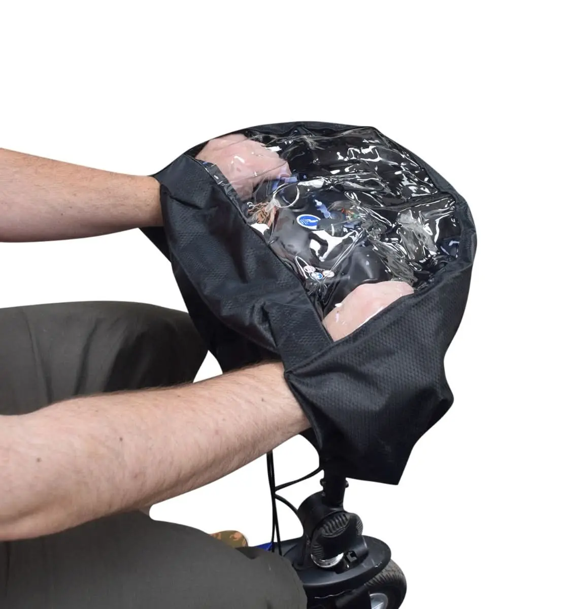 Clear Tiller Cover For Mobility Scooters 1