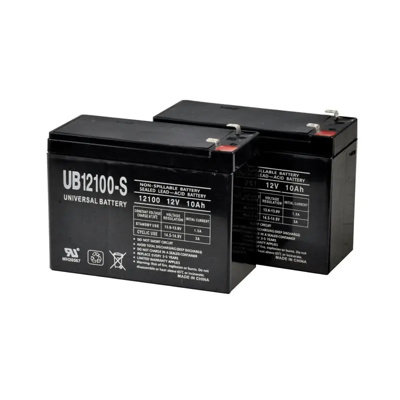 Schwinn S500 Battery Pack - Set Of 2 12 Volt 10 Ah Scooter Batteries 1