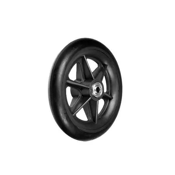 Black Universal 6" Wheelchair Caster Wheel With 608Zz Bearings (Blemished) 1