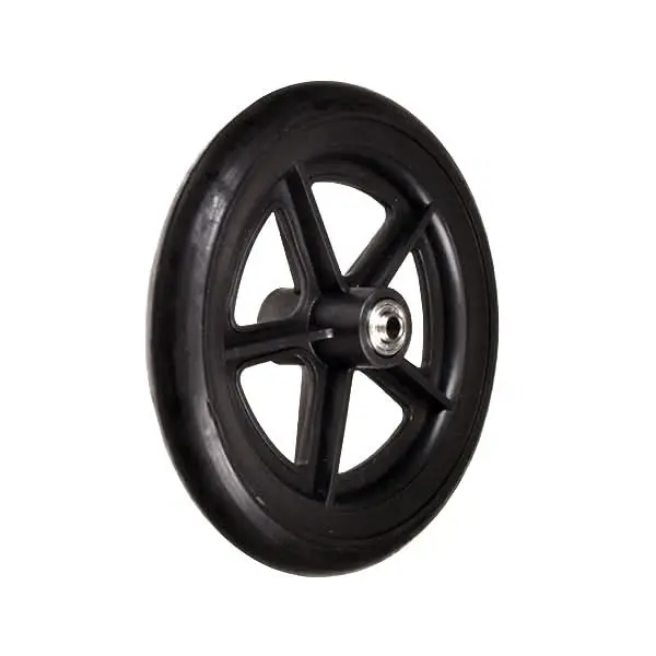 Black Universal 8" Wheelchair Caster Wheel With 608Zz Bearings (Blemished) 1