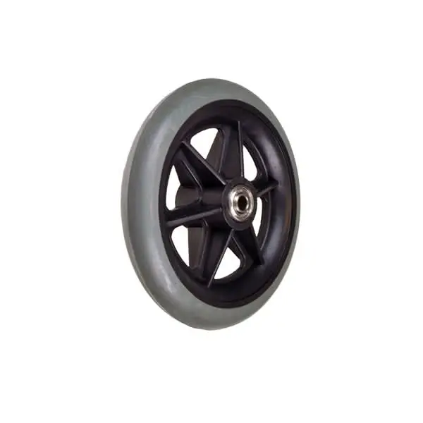 Gray Universal 6" Wheelchair Caster Wheel With 608Zz Bearings (Blemished) 1