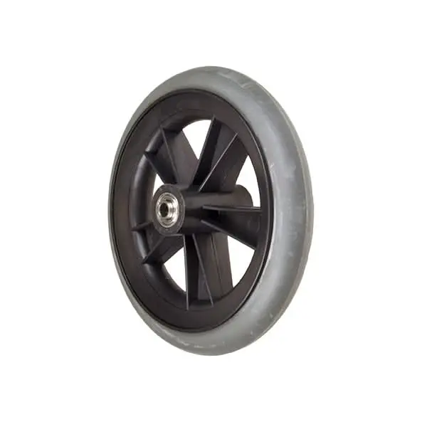 Gray Universal 7" Wheelchair Caster Wheel With 608Zz Bearings (Blemished) 1