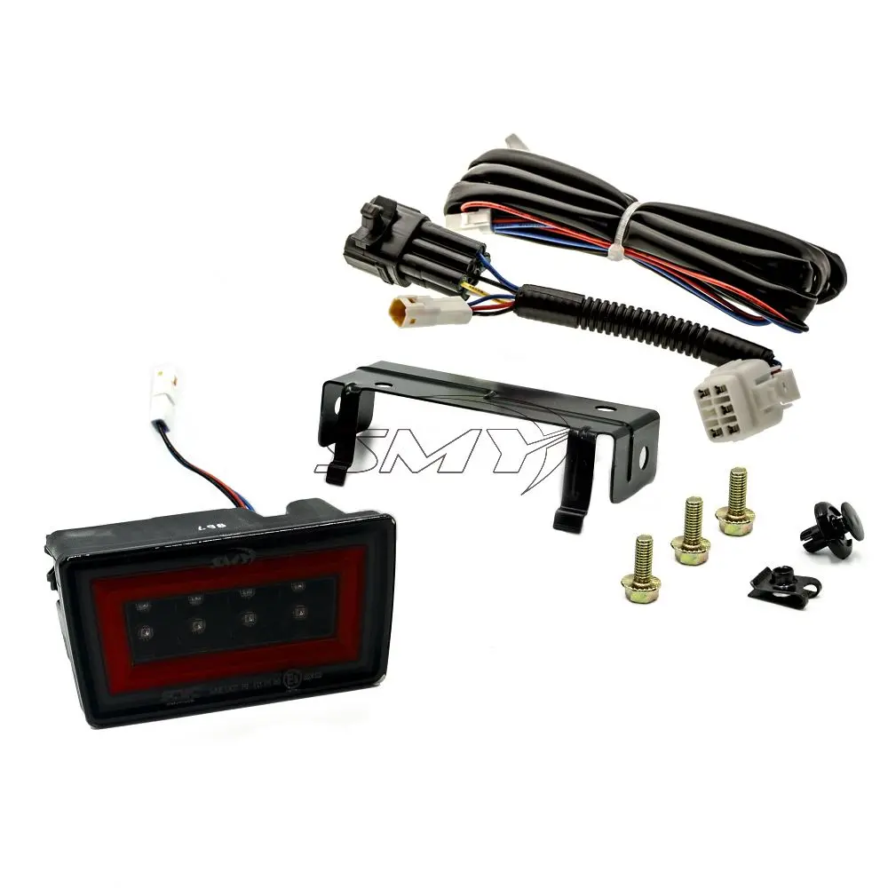 Smy F1 V3 Hyper-Flash Rear Brake Light (Rbl) Smoked W/ Drl Red Light Bar 2022-2025 Wrx 1