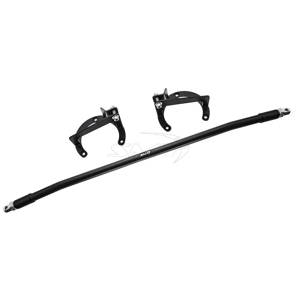 Smy Tallboy Front Strut Tower Brace Wrinkle Black 2015-2021 Wrx / Sti 2