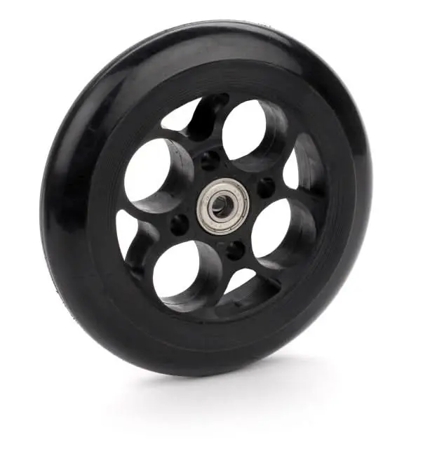 Solid Urethane Front Wheel Assembly For The Izip I-130 1