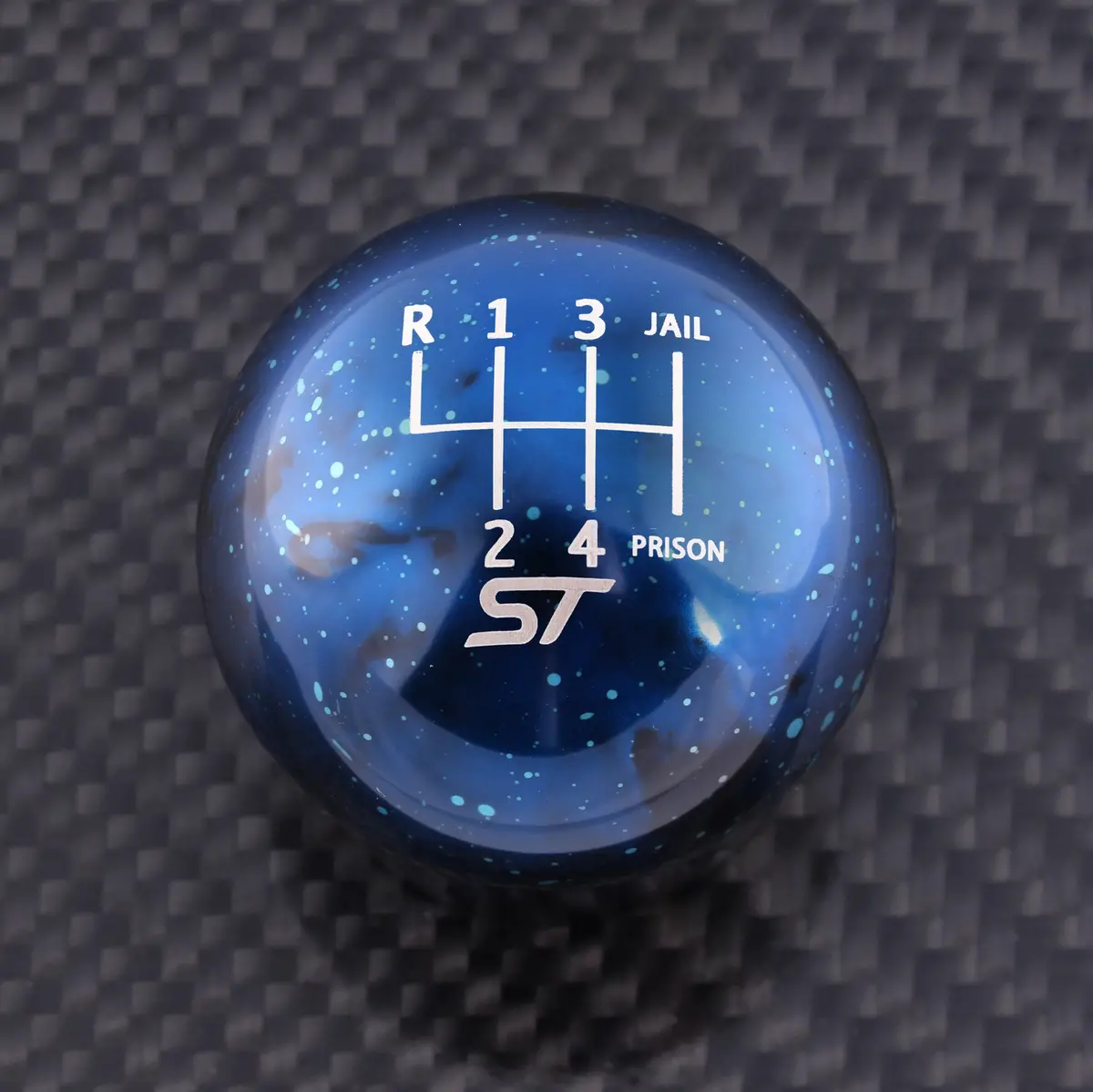 Blue Cosmic Space - 6 Speed St Jail-Prison Engraving - St/Rs Fitment 1