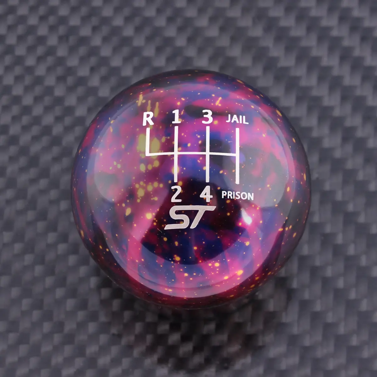 Purple Cosmic Space - 6 Speed St Jail-Prison Engraving - St/Rs Fitment 1