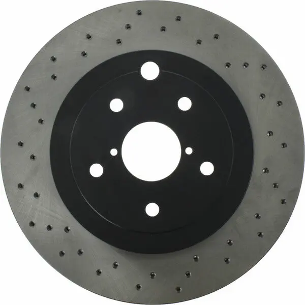 Stoptech Rear Sportstop Drilled Premium Rotor Subaru Sti 2018-2020 (128.47039) 1