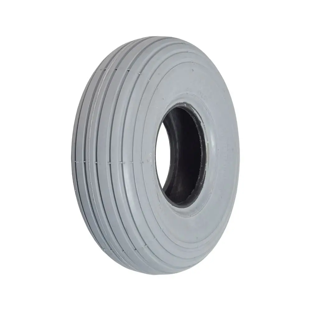 10"X3" (3.00-4, 260X85) Pneumatic Mobility Tire With C179g Spirit Ribbed Tread 1