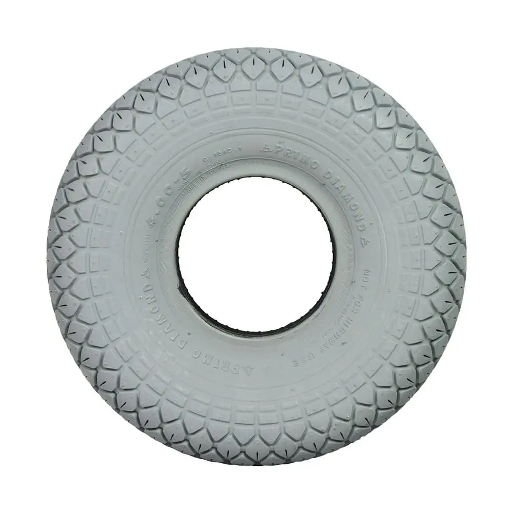 4.00-5 (13"X4", 330X100) Pneumatic Mobility Tire With C154g Diamond Knobby Tread 2